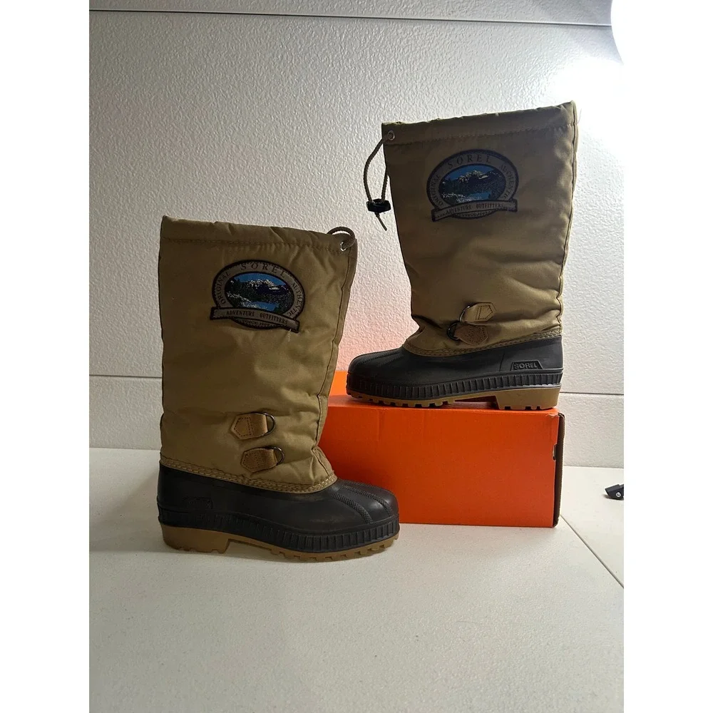 Sorel Snow Boots Tan Women 5.5 #2883